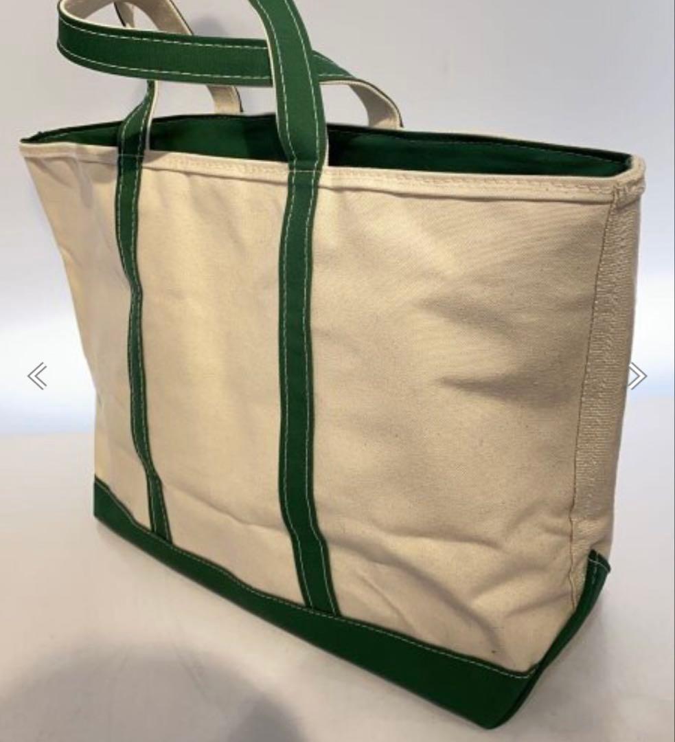 6241 L.L.Bean トートバッグ ラージ 緑 チャック付