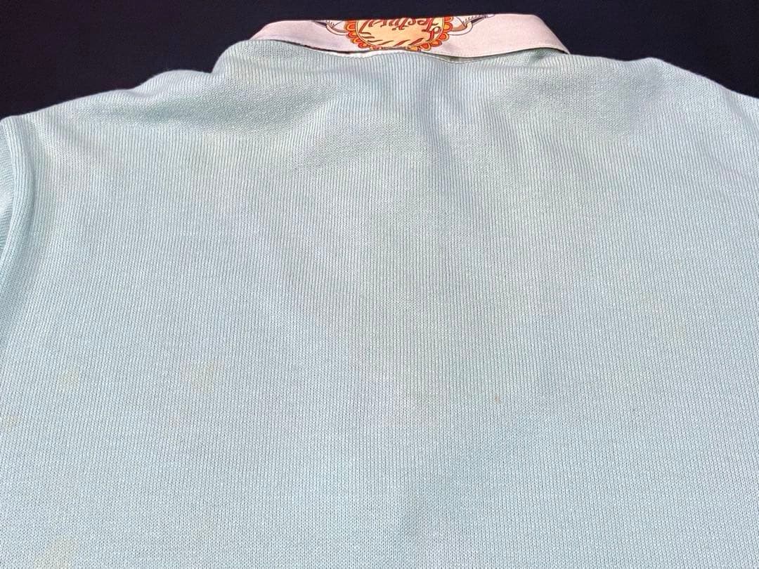 エルメス/スカーフ柄 シルクシャツ/カシミヤ混ニット/ブラウスM