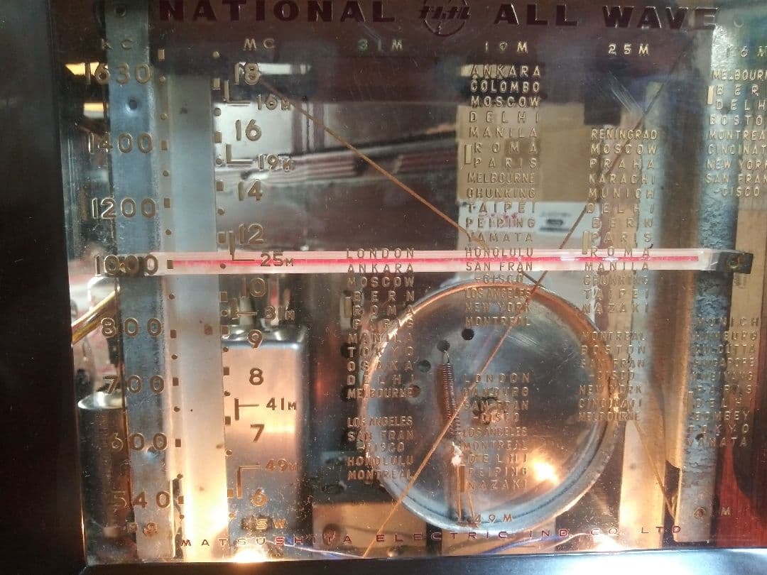 国際版】ナショナルST真空管ラジオ アイ付QA-700 Bluetooth付 - メルカリ