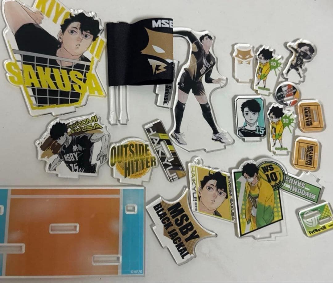 ハイキュー!! 佐久早聖臣　バースデー　ナンジャタウン　アクリル　缶バッジ