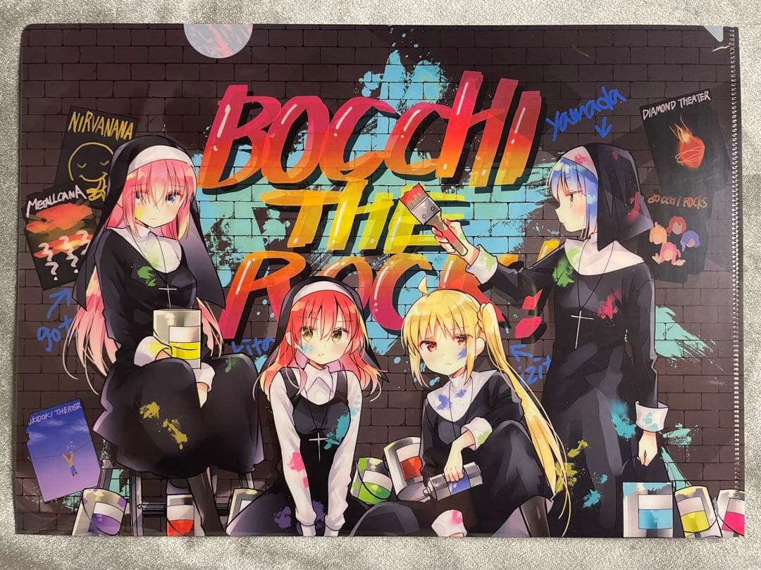 ぼっちざろっく1,2巻同時購入特典 メロンブックス クリアファイル　シスター