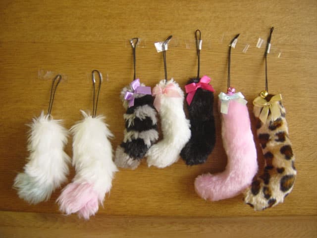 ♯Gri21BF もーっとふさふさ にゃんこ しっぽ ストラップ 全7種 受注製作】にゃんこのしっぽストラップ☆羊毛フェルト その他