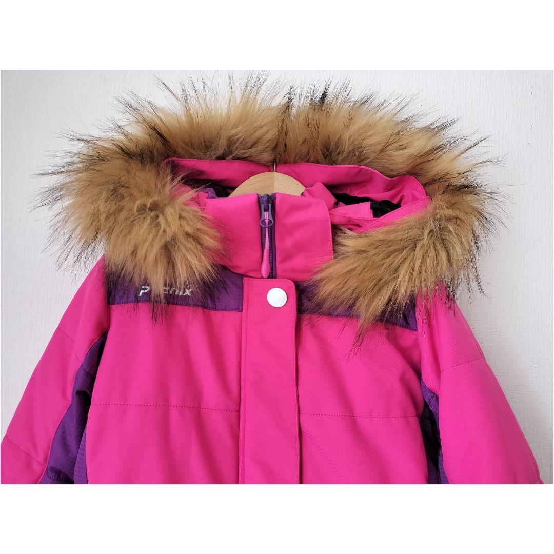 美品】Phenix スキーウェア 女の子140 130上下 ファー ピンク紺 - メルカリ