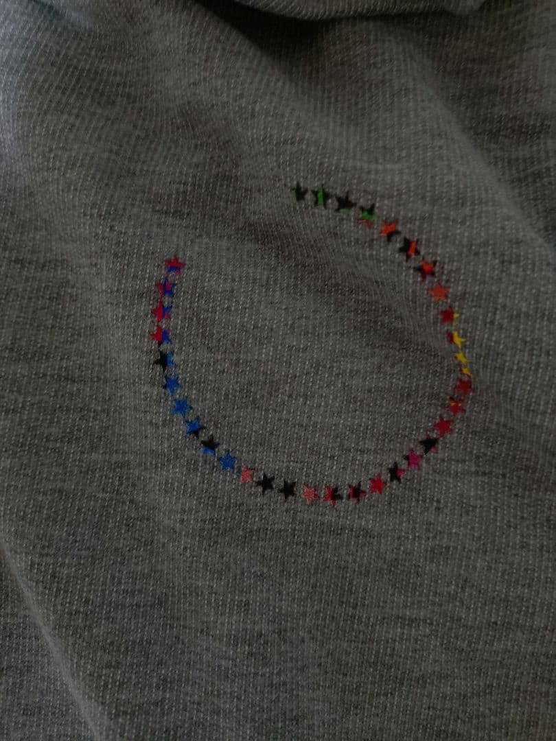 美品【一回着用】【Lサイズ】【グレー】【STARS】【2023】パーカー