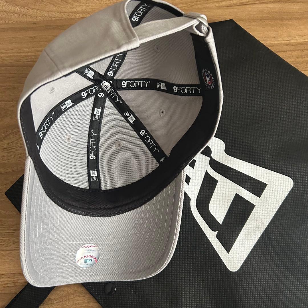9FORTY Rhinestone ラインストーンニューヨーク・ヤンキースグレー