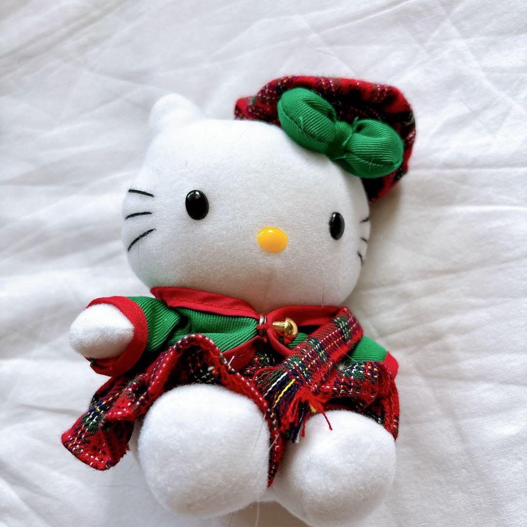 キティちゃん　ぬいぐるみ　ティアラキティ/ショートケーキ/世界のハローキティ