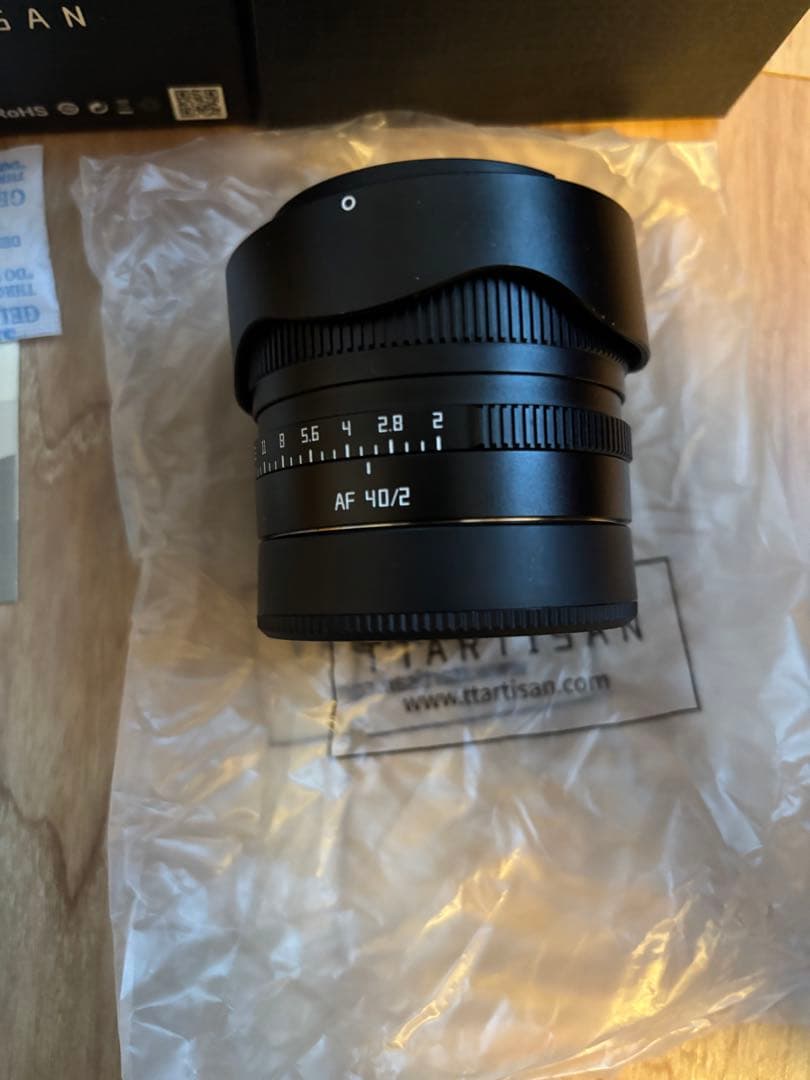TT ARTISAN AF 40/2 単焦点レンズ sony TTArtisan AF 40mm f/2 ソニーEマウント フルサイズ 単焦点レンズ 国内