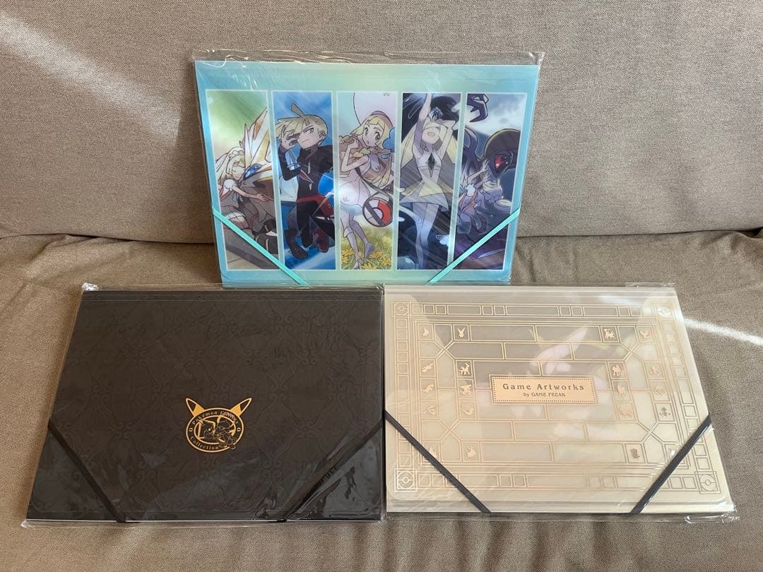 【ポケセン限定】3点セット　未開封　コレクタブルアート クリアファイル 4901772646464.jpg