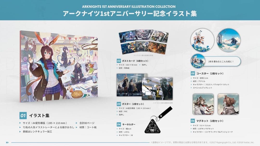 【未開封】 アークナイツ 1st アニバーサリー記念イラスト集