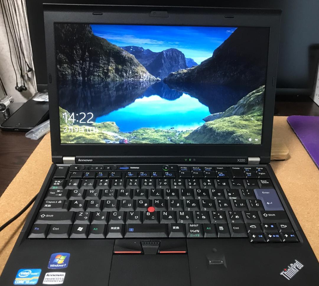 Lenovo ThinkPad X220 メモリ16GB SSD240GB ThinkPad レノボ LENOVO X220 ( Core i5 2.50GHz / 8GB HDD 500GB 無線