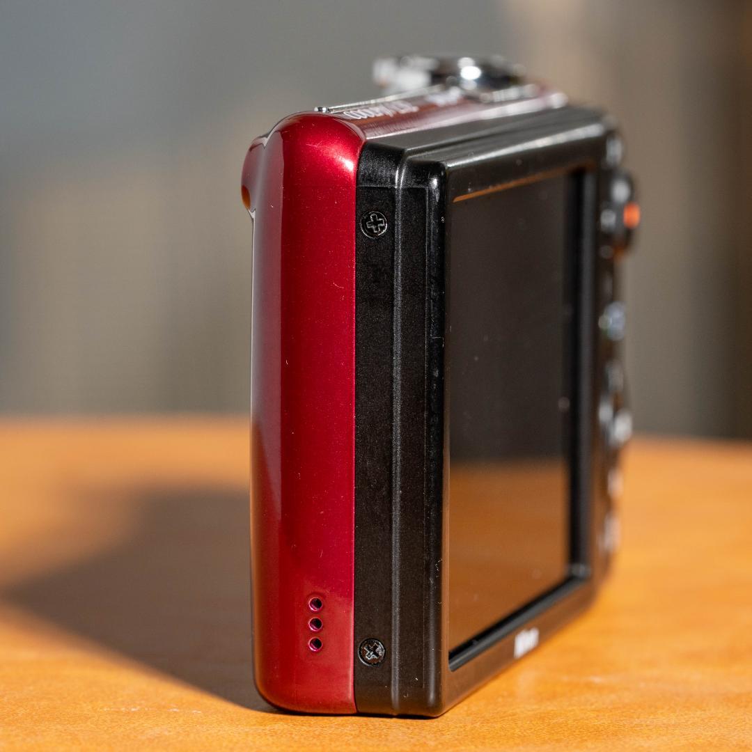 単三電池で動く！】Nikon COOLPIX L32 レッド 動作確認済 - メルカリ
