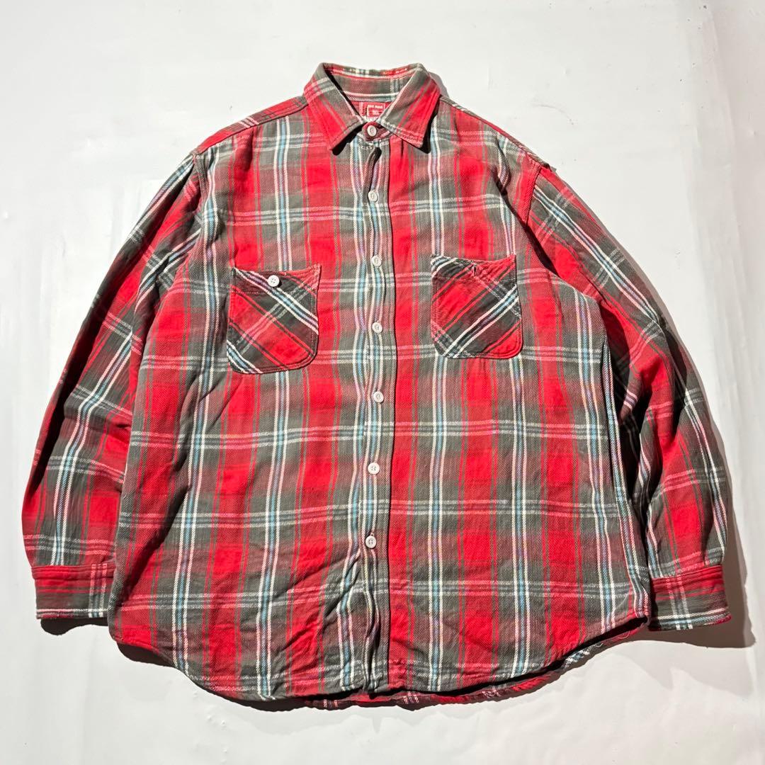 す*し様 60s BIGMAC check flannel shirt vtg Rare Vintage 60s 70s Big Mac JC Penneys Flannel Plaid Work Shirt