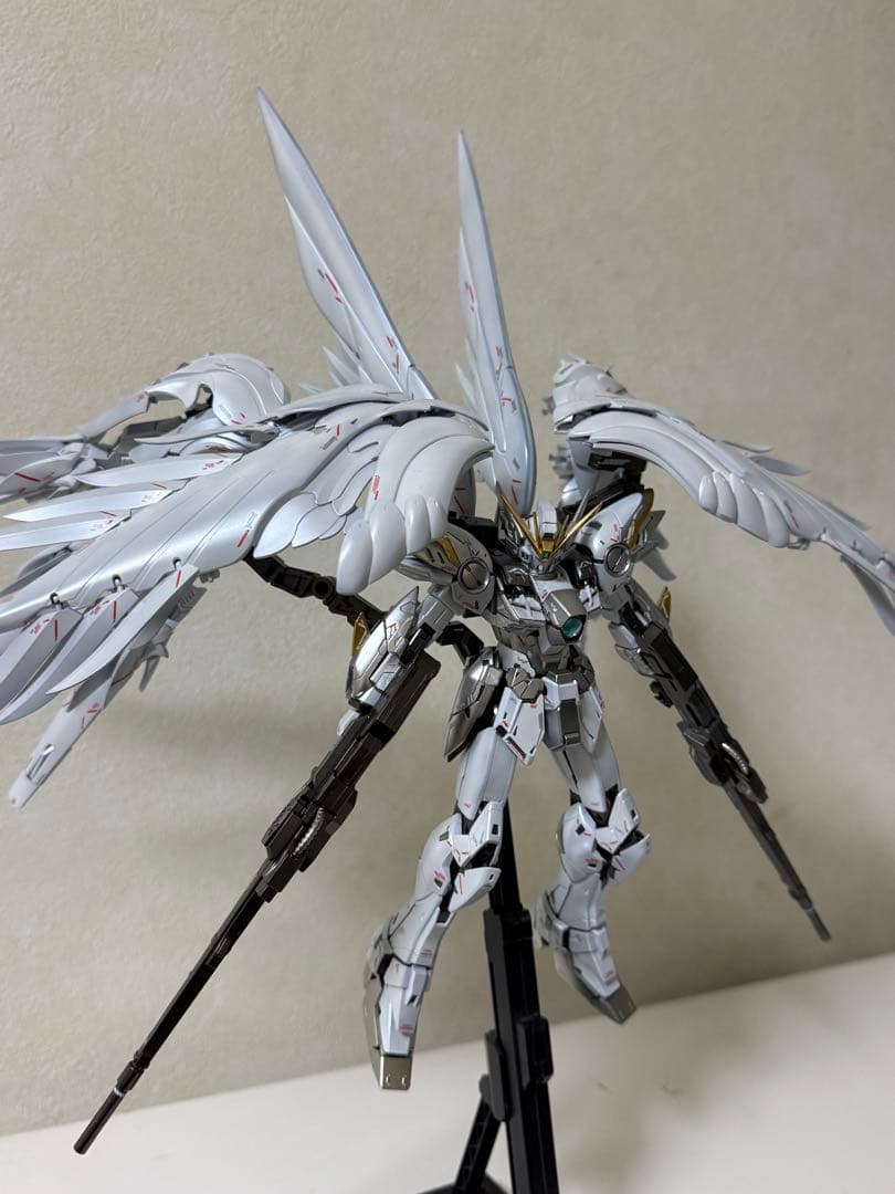 【完成品】MGウイングガンダムゼロEWver.Kaスノーホワイトプレリュード