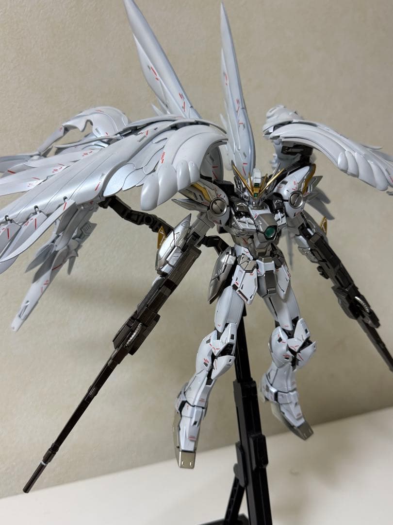 【完成品】MGウイングガンダムゼロEWver.Kaスノーホワイトプレリュード