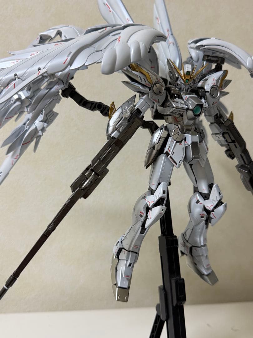 【完成品】MGウイングガンダムゼロEWver.Kaスノーホワイトプレリュード