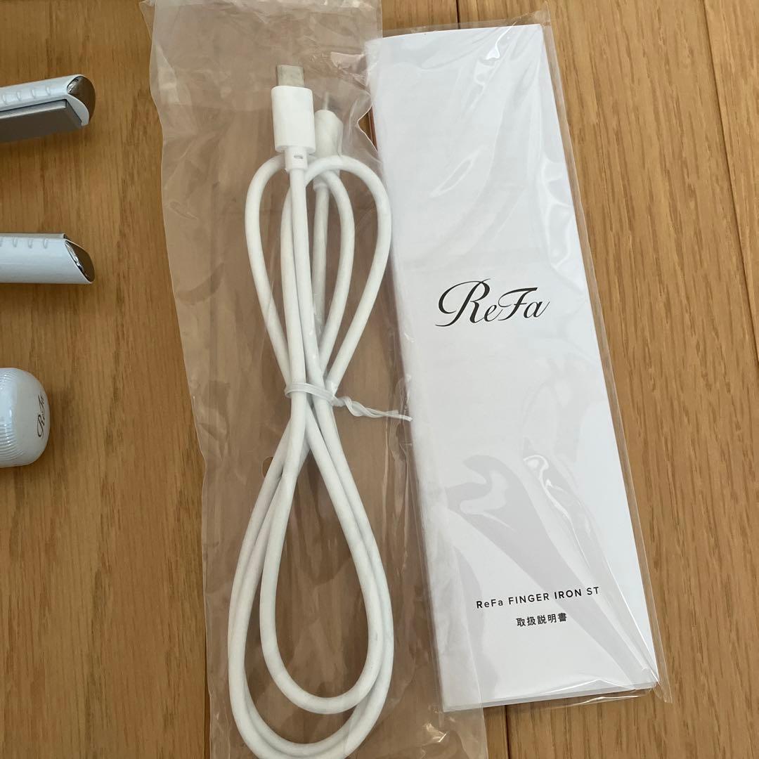 ホルダースタンド付き⭐︎リファ Refa フィンガーアイロンST ホワイト