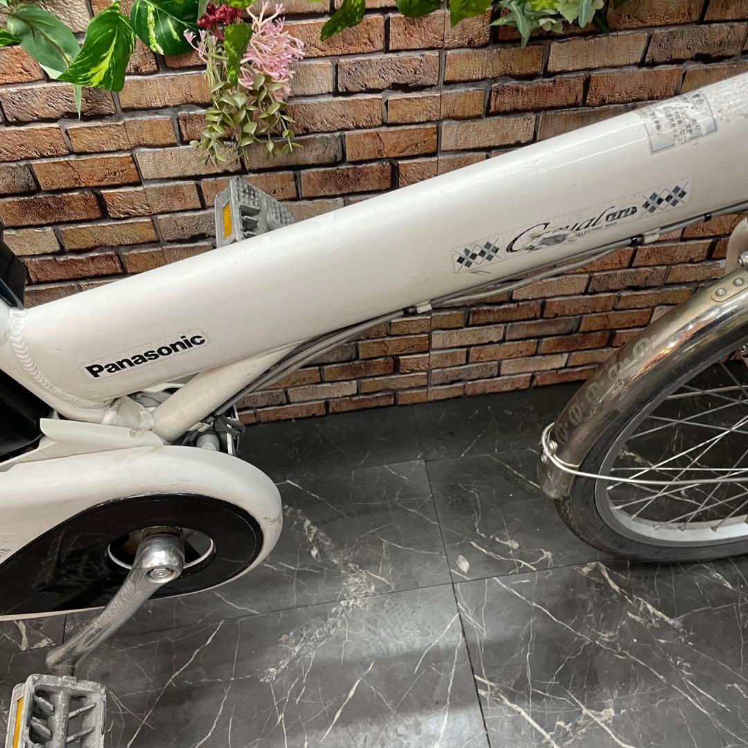 分解配送【94】電動自転車 Panasonic Casual vivi ホワイト - メルカリ