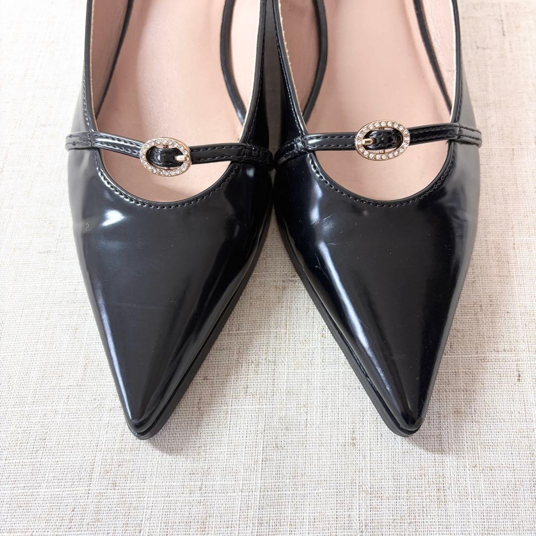 美品★Her lip to ハーリップトゥ パンプス ストラップ 23.5cm