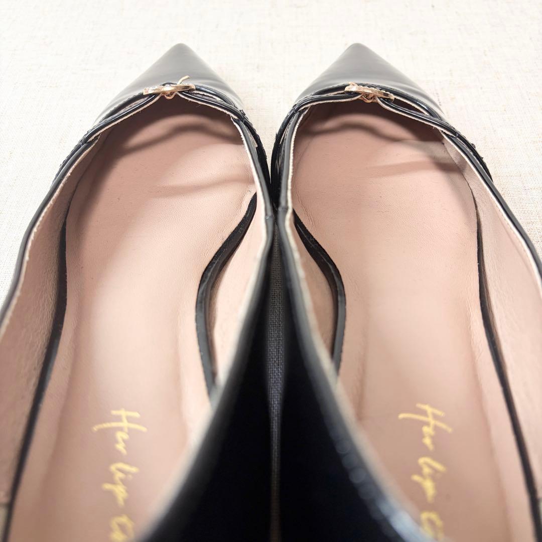 美品★Her lip to ハーリップトゥ パンプス ストラップ 23.5cm