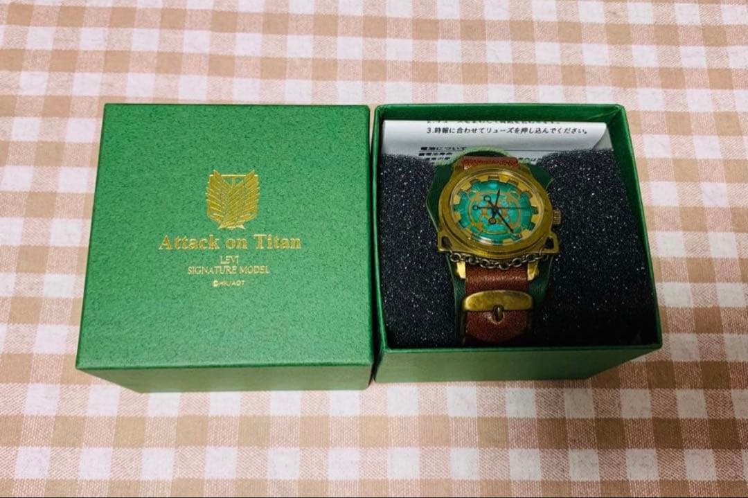 進撃の巨人 リヴァイ兵長モデル クラフト時計