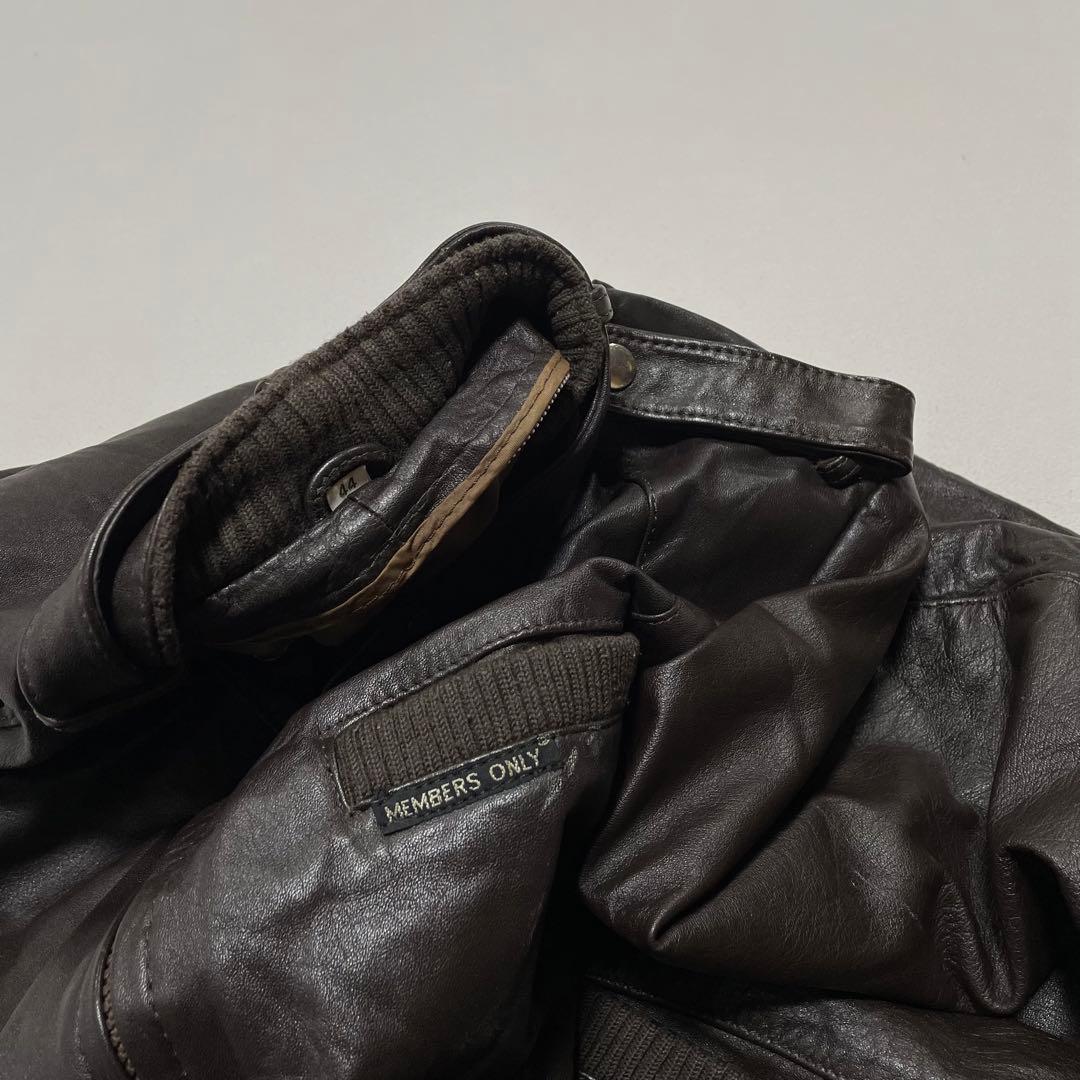 90s Vintage G9 レザー フライトジャケット スウィングトップ 短丈