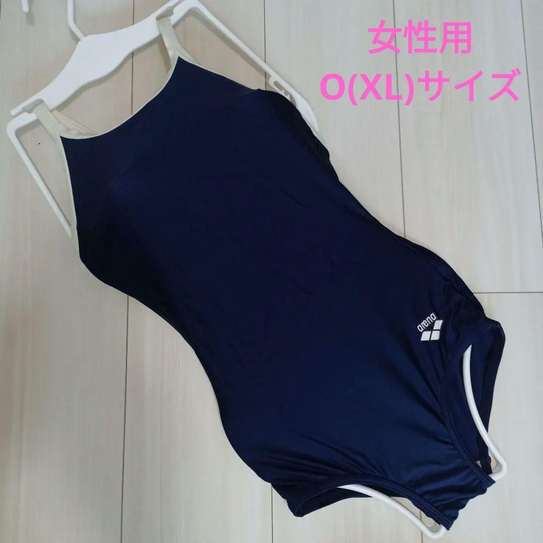 arenaアリーナARN-175W競泳水着レディースOサイズ ネイビー☓ホワイト