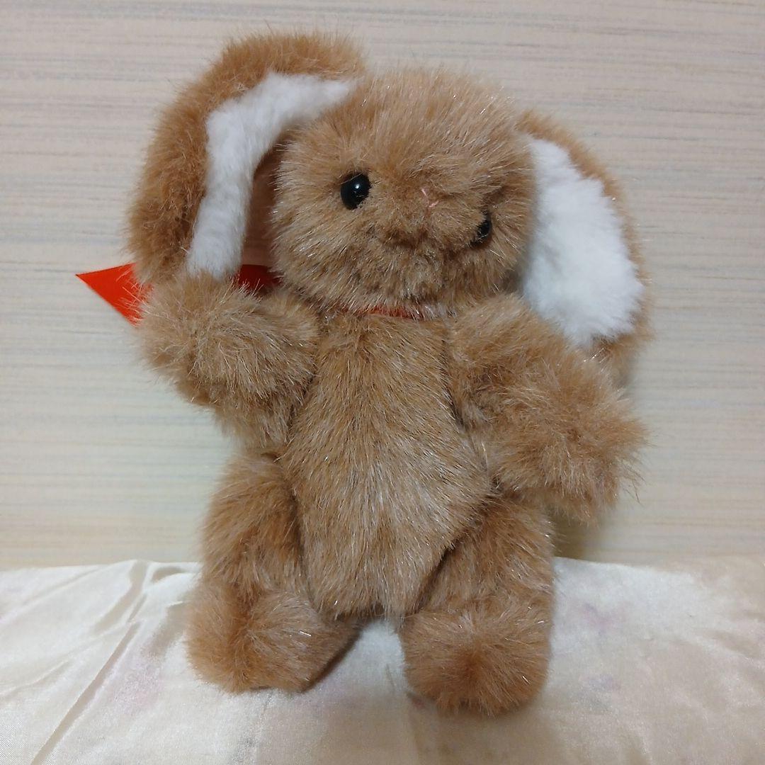作家様　茶色のうさぎさん　ぬいぐるみ