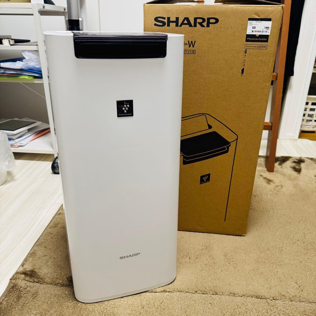 SHARP 加湿空気清浄機 KI-NS40-W ホワイト 2021年製 SHARP（シャープ） KI-NS40-W 加湿空気清浄機 プラズマクラスター25000