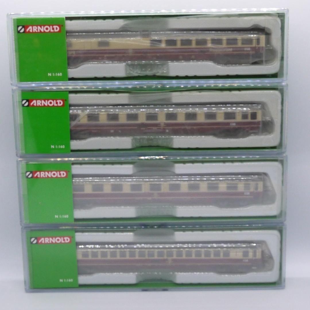 Arnold 客車4両セット(Ｎゲージ) 10-034 旧形客車 4両セット（茶） - Nゲージ専門 鉄道模型レイルモカ