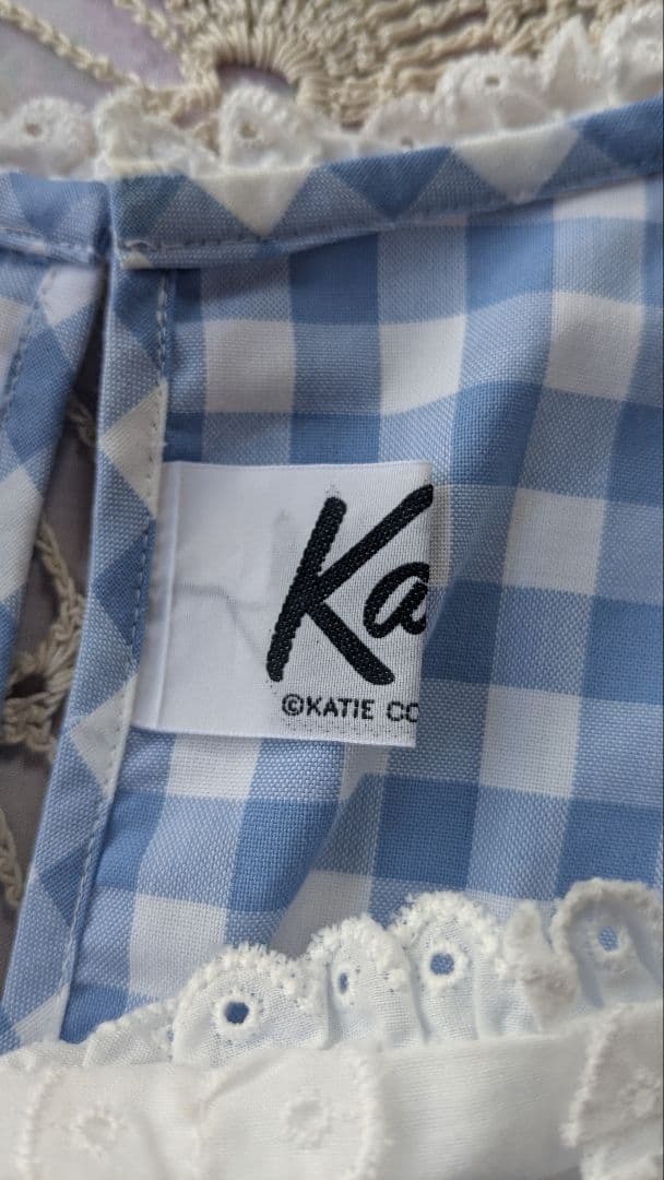 Katie nutcrackers ギンガムトップス Katie