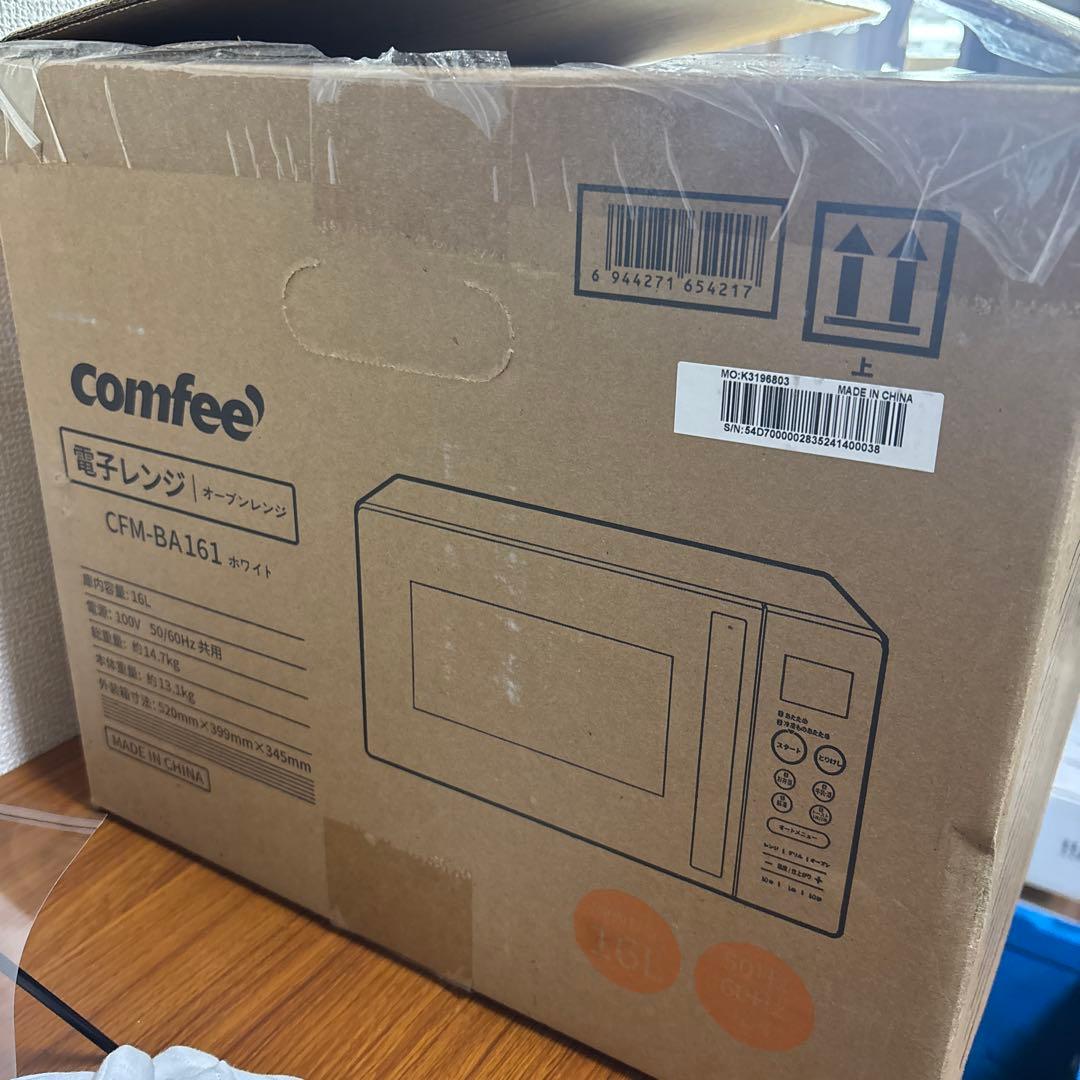 未使用品 comfee 電子レンジ 50/60Hz対応 CFM-BA161 - メルカリ