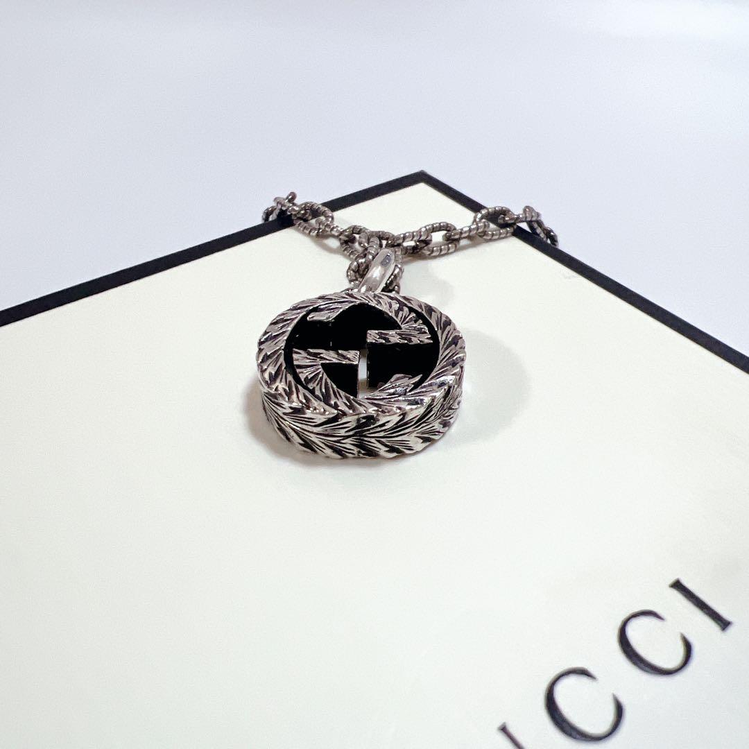 《一級品✨極美品》GUCCI ネックレス インターロッキング アラベスク ラージ
