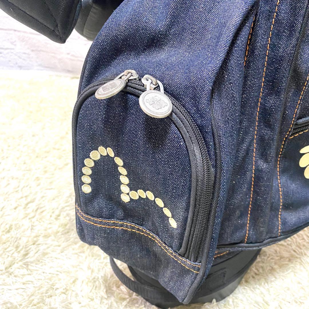 レア】エビスゴルフ EVISU キャディバッグ デニム ゴルフ エヴィス