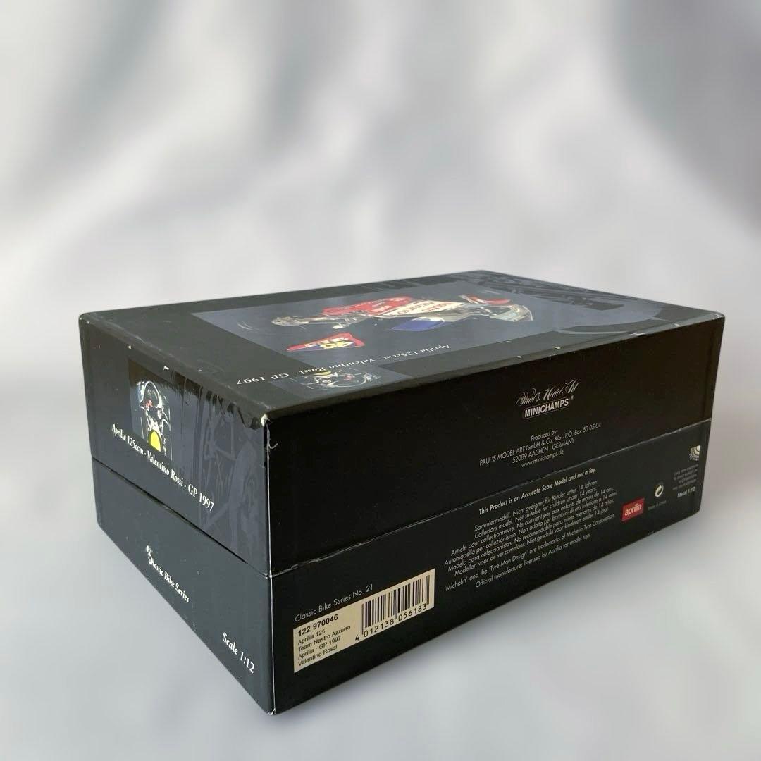 【希少】ミニチャンプス 1/12 aprilia125 & V.ロッシ 1997