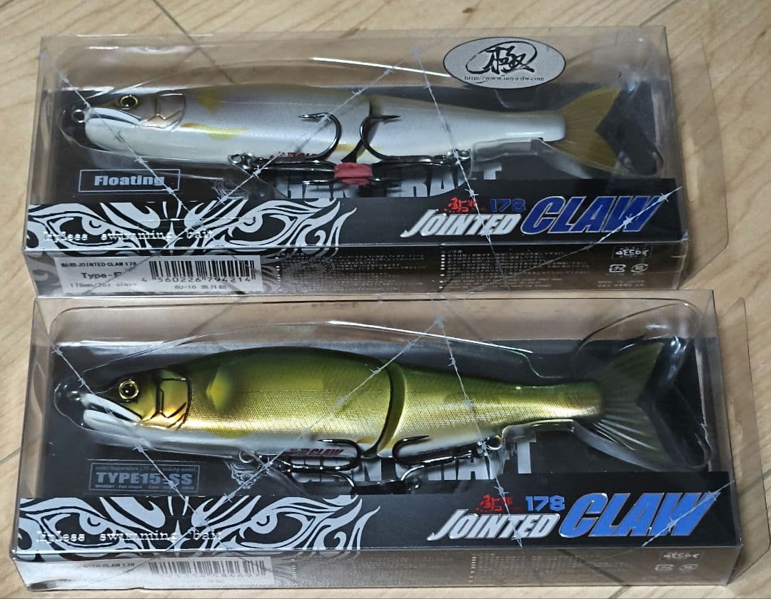 ジョインテッドクロー 178 セット ガンクラフト GAN CRAFT（ガンクラフト） ジョインテッドクロー178 F リアライブ