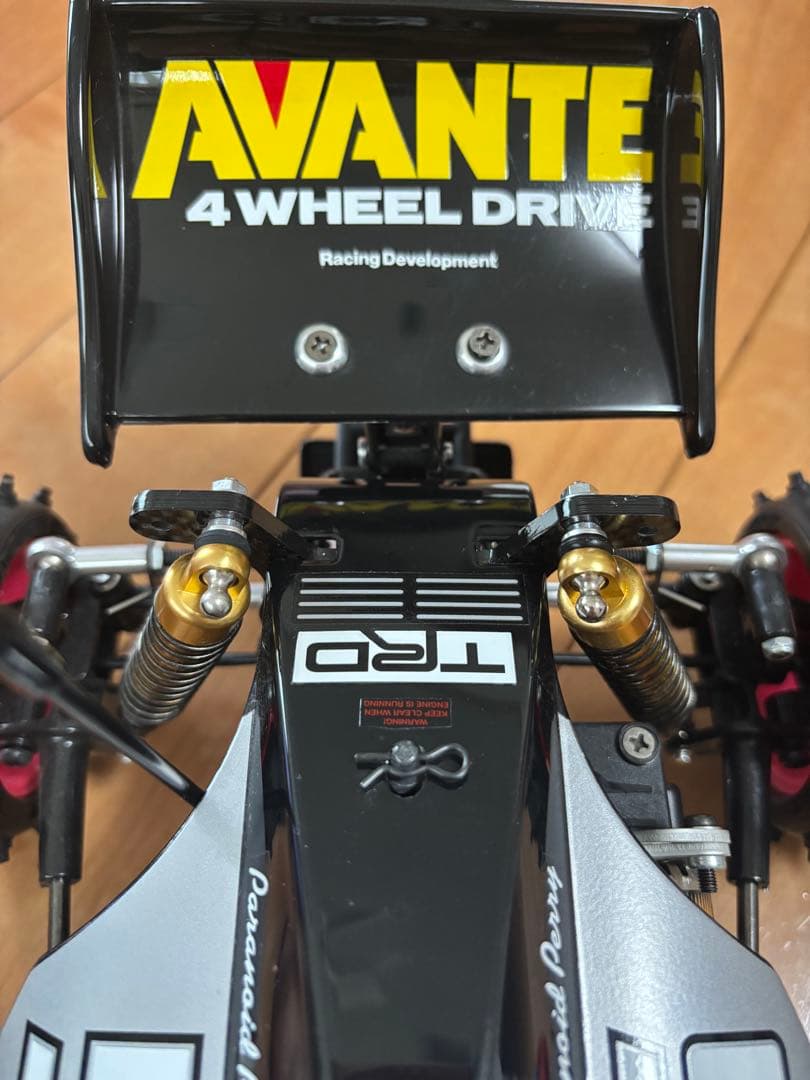 未走行品、タミヤ 1/10 電動RC アバンテ2011 ブラックスペシャル