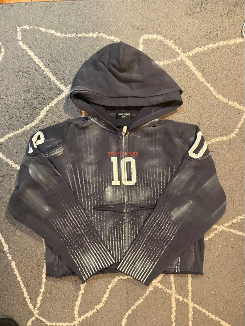 PEOPLESENSE ダークブルー パーカー スタイリッシュプルパーカー[TRUSS BP2281]｜オリジナルプリント作製の