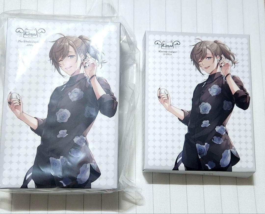 叶 にじさんじ オンキヨー コラボ ワイヤレス イヤホン 充電器　セット