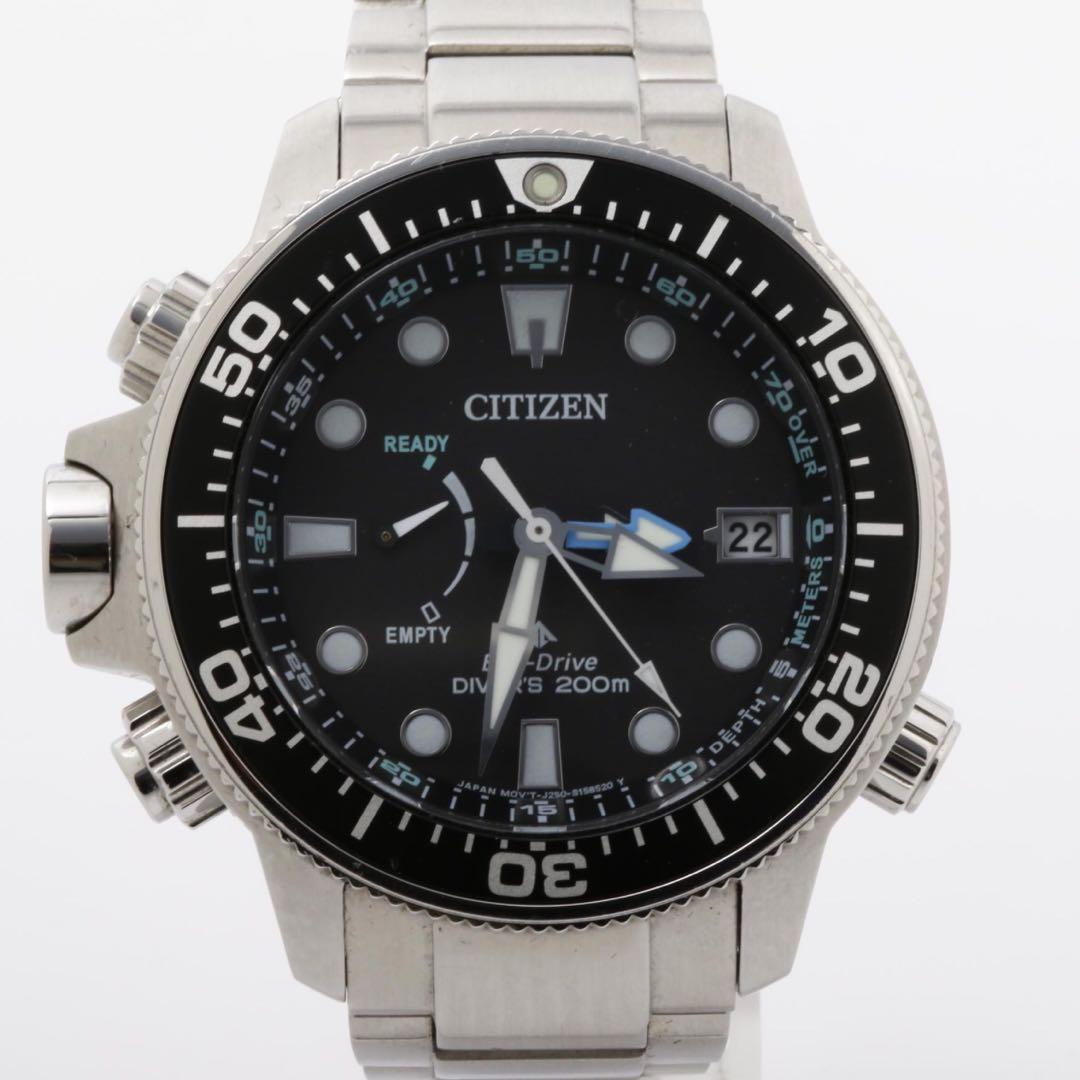 シチズン プロマスター　デイト黒文字盤　BN2031-85E 美品 PROMASTER シチズン 腕時計 プロマスター BN2031-85E 新品正規品