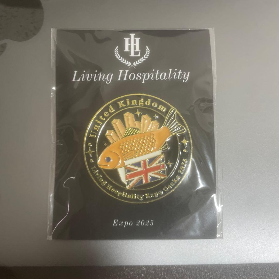 大阪Expo2025 Living hospitality非売品ピンバッチ - メルカリ