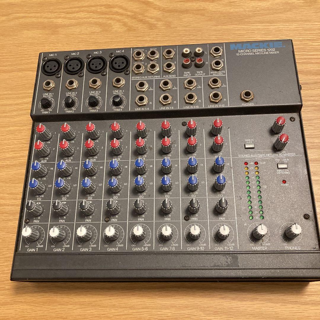 mackie 1202 アナログミキサー 初代 名機 - メルカリ