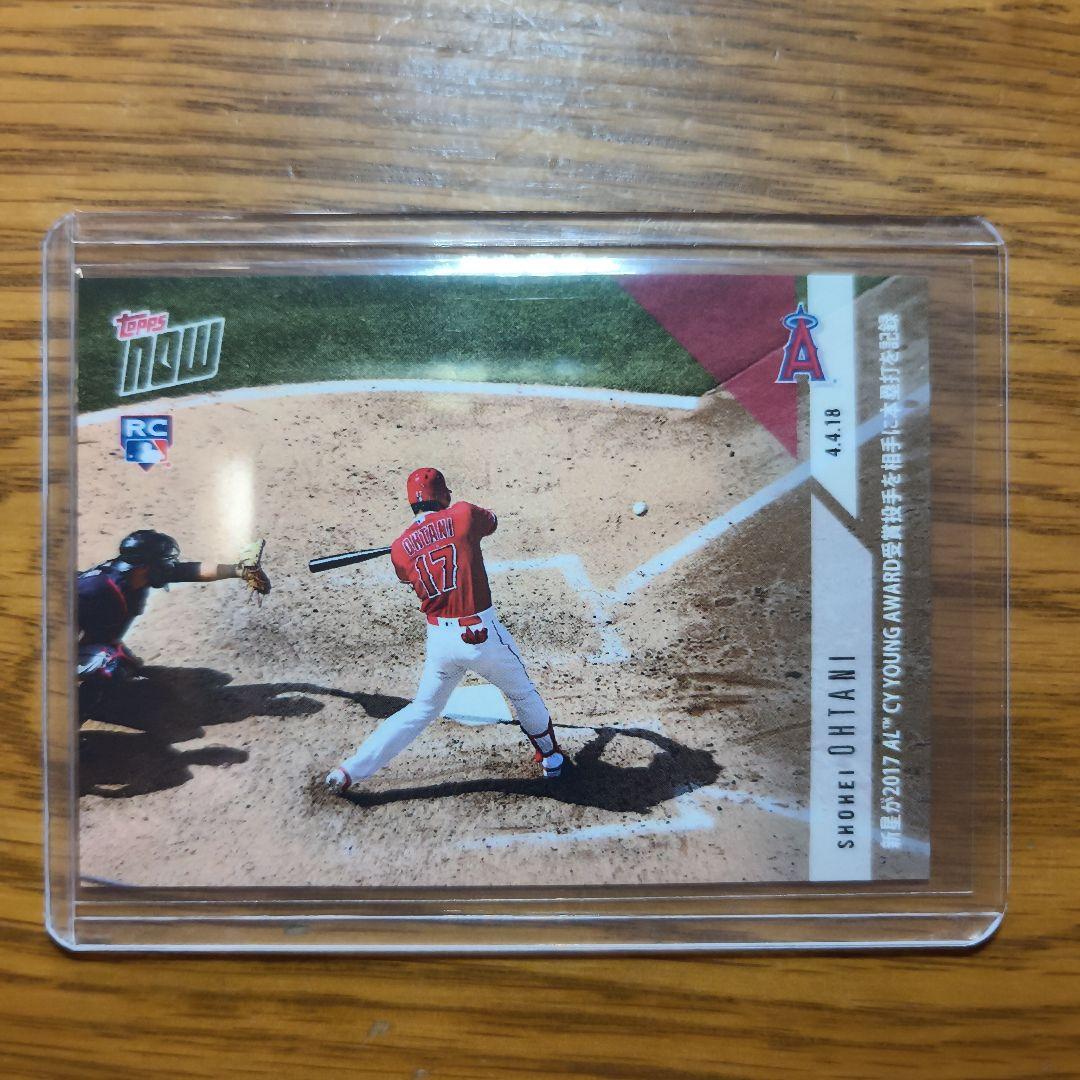 MLB topps now 2018 大谷翔平 RC トレーディングカード - メルカリ
