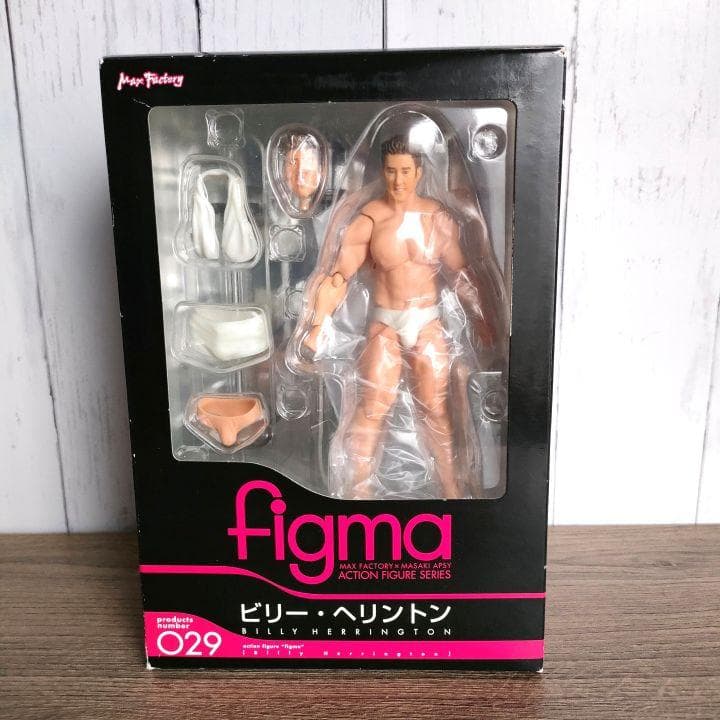 【未開封】figma ビリー・ヘリントン 029 フィギュア Figma Billy Herrington Action Figure 145mm 029 Max Factory From