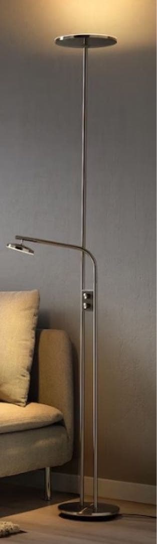 IKEA イスヤクト ISJAKT フロアランプ ISJAKT イスヤクト LEDフロアアップライト/読書ランプ, 調光可能