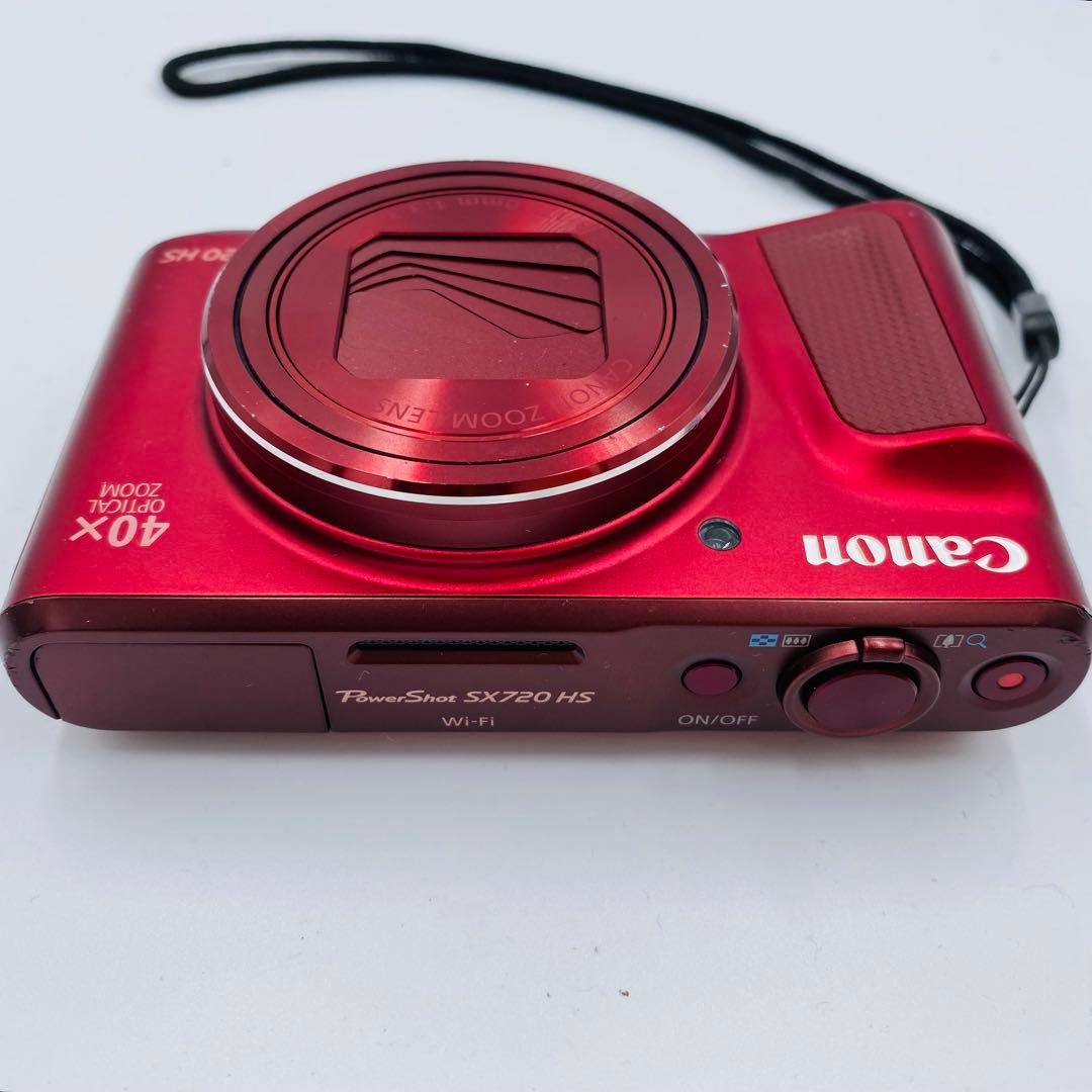 動作確認済 ⭐︎美品⭐︎ Canon SX720 HS デジカメレッドボディ - メルカリ