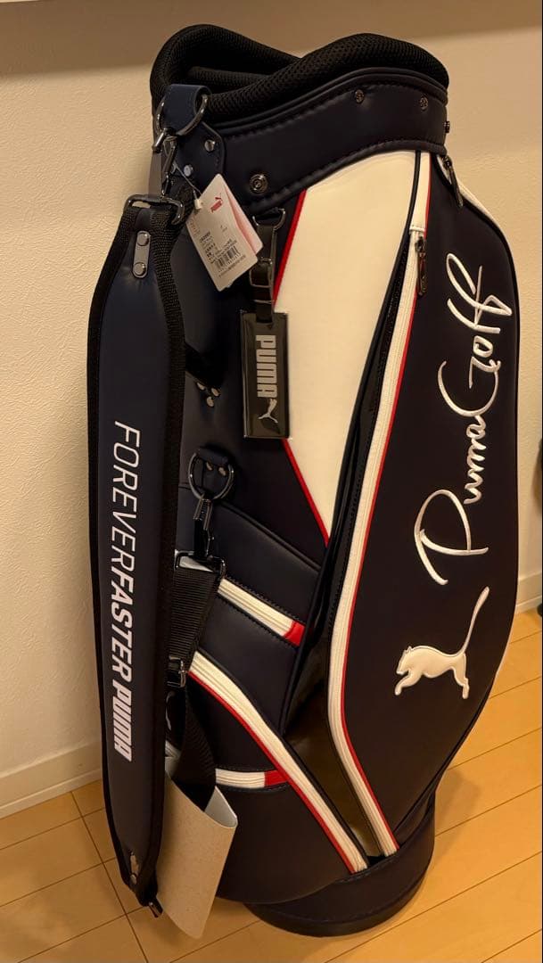 PUMA　ベーシック　ゴルフ9.5型　キャディバッグ　ネイビー 楽天市場】プーマ ゴルフPUMAベーシックキャディバッグ 9.5型 (867976