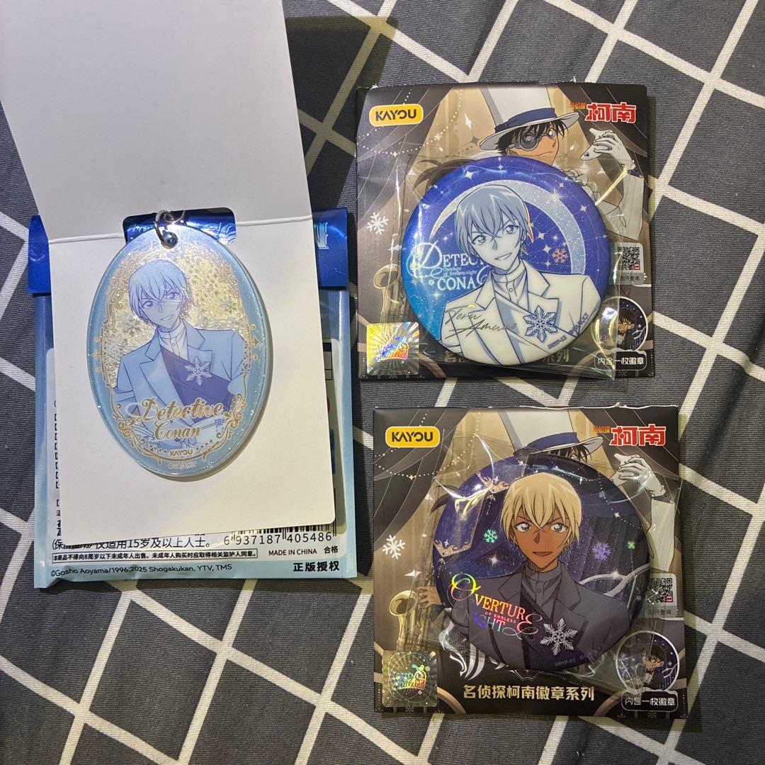名探偵コナン 中国 KAYOU ポップアップ 永夜序曲 缶バッジ 安室透 ①