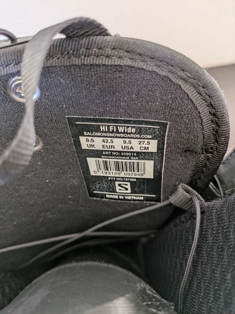 SALOMON HiFi Wide スノーボードブーツ 27.5cm