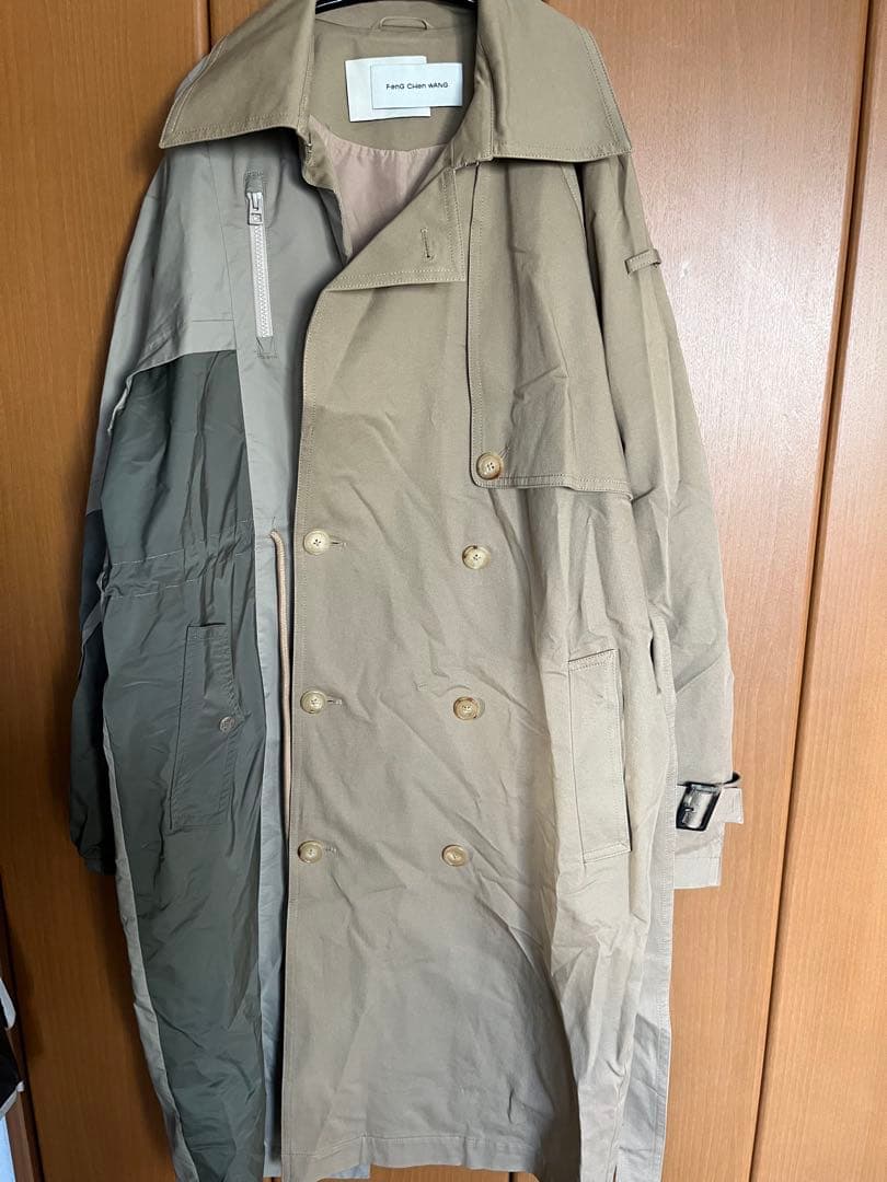 Feng Chen Wang　WOVEN PANELLED COAT Feng Chen Wang Ties the Knot for FW23 Collection | Hypebae