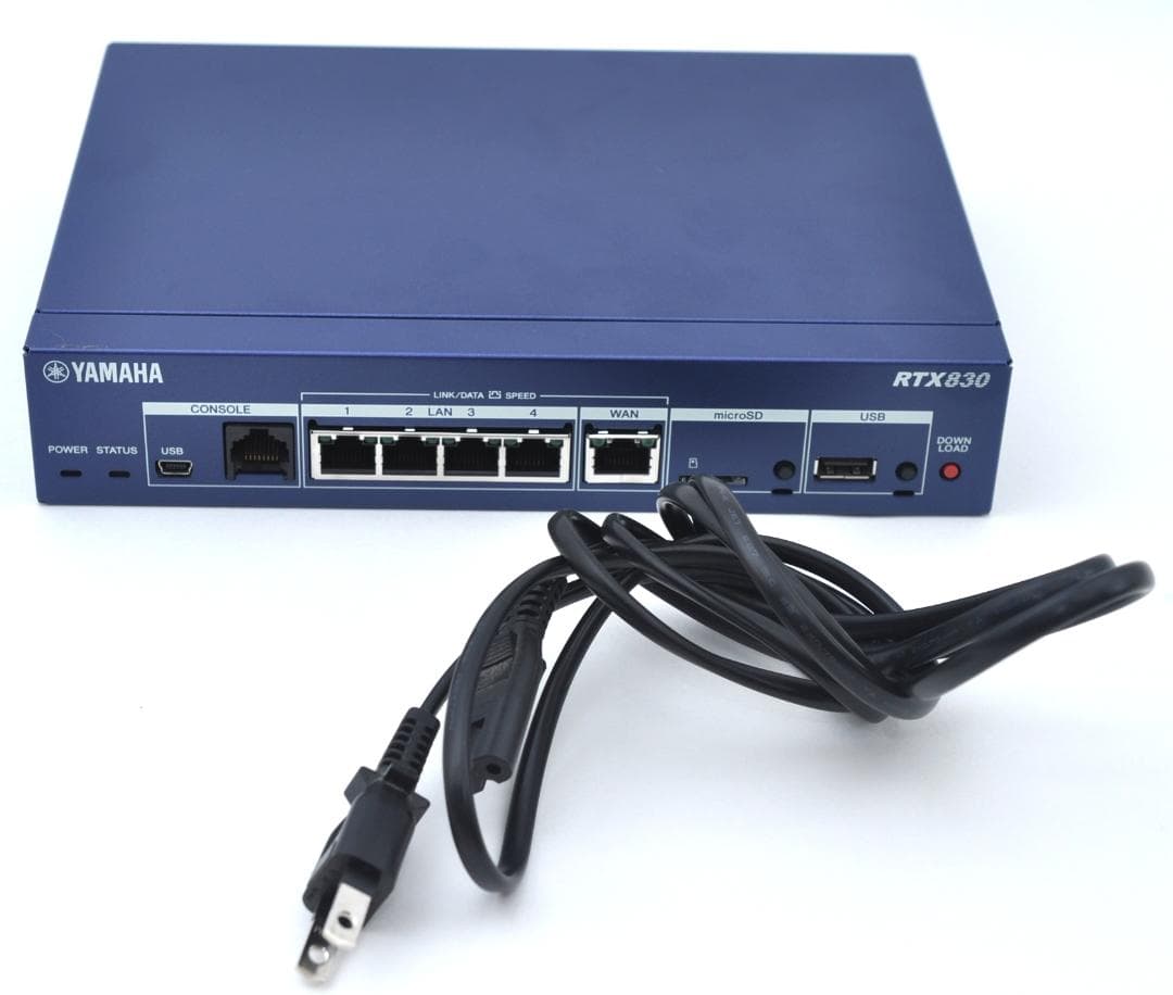 YAMAHA RTX830 ギガアクセス VPN ルーター TA1676 - メルカリ